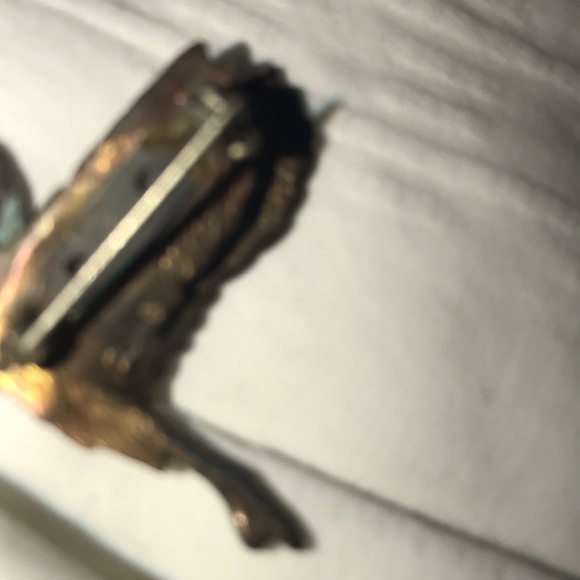 💥1 HR SALE💥 VTG HANDMADE BRONZE PENDANT signed - Picture 8 of 8